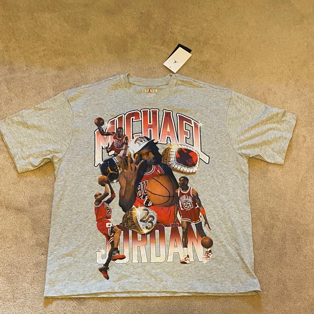 Jordan Gray Graphic Tee